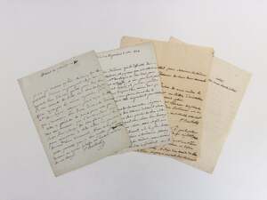 FOUR AUTOGRAPH LETTERS SIGNED