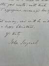 JOHN SERGEANT: THREE AUTOGRAPH LETTERS, SIGNED