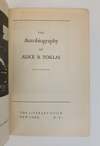 THE AUTOBIOGRAPHY OF ALICE B. TOKLAS [Signed by Stein and Toklas]