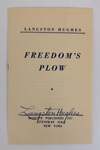 FREEDOM'S PLOW [Signed]