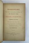 SHAKESPEARE. THE FIRST COLLECTED EDITION OF THE DRAMATIC WORKS OF WILLIAM SHAKESPEARE. A REPRODUCTION IN EXACT FAC-SIMILE OR THE FAMOUS FIRST FOLIO, 1623, BY THE NEWLY-DISCOVERED PROCESS OF PHOTO-LITHOGRAPHY [...]