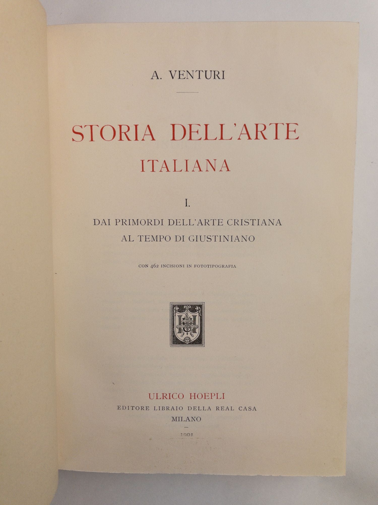 Product Image for STORIA DELL'ARTE ITALIANA [Eleven Books in Twenty Five Volumes]