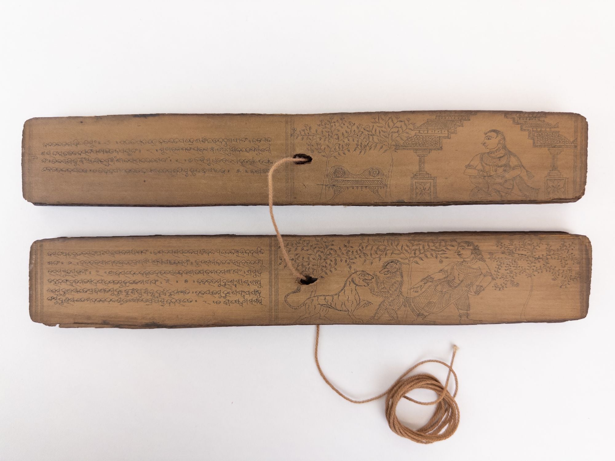 Product Image for ILLUSTRATED PALM LEAF MANUSCRIPT OF A ROMANTIC TEXT
