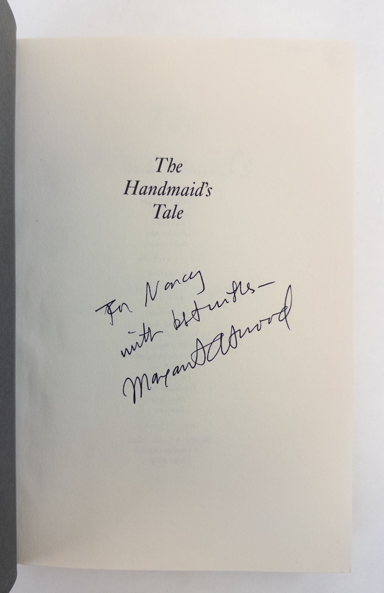 Product Image for THE HANDMAID'S TALE [Inscribed]