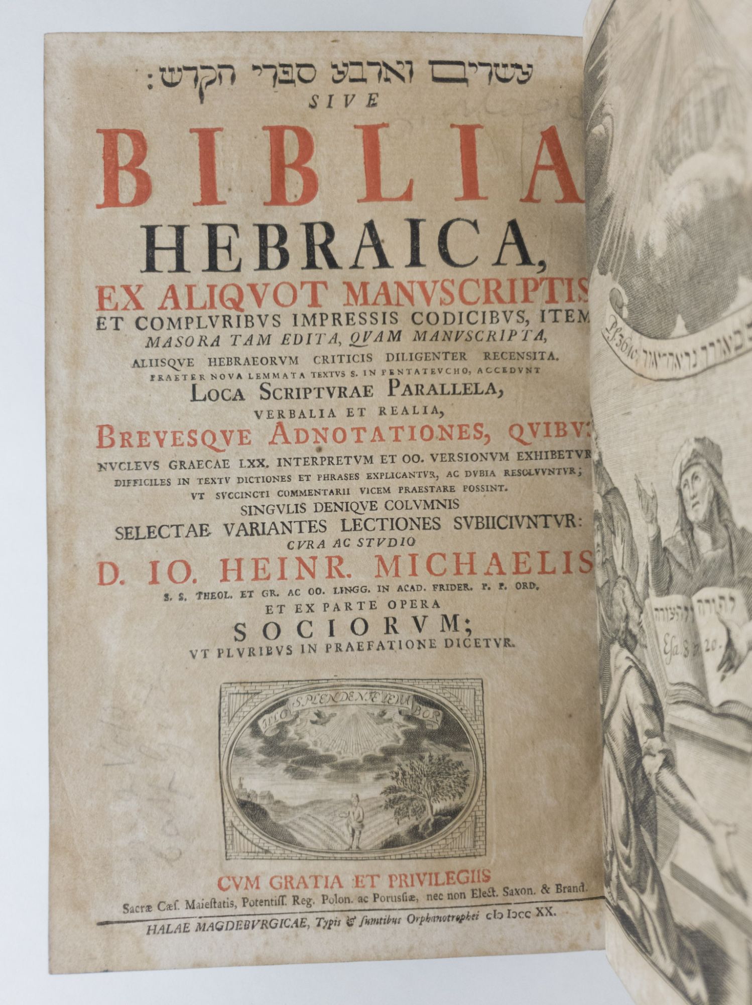 Product Image for BIBLIA HEBRAICA EX ALIQUOT MANUSCRIPTIS [Two Volumes]