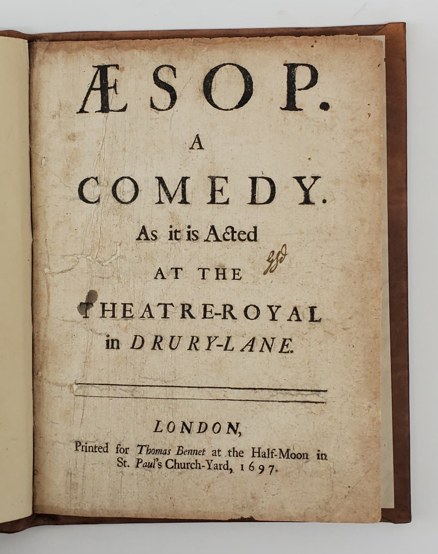 Product Image for ÆSOP. A COMEDY. AS IT IS ACTED AT THE THEATRE-ROYAL IN DRURY-LANE