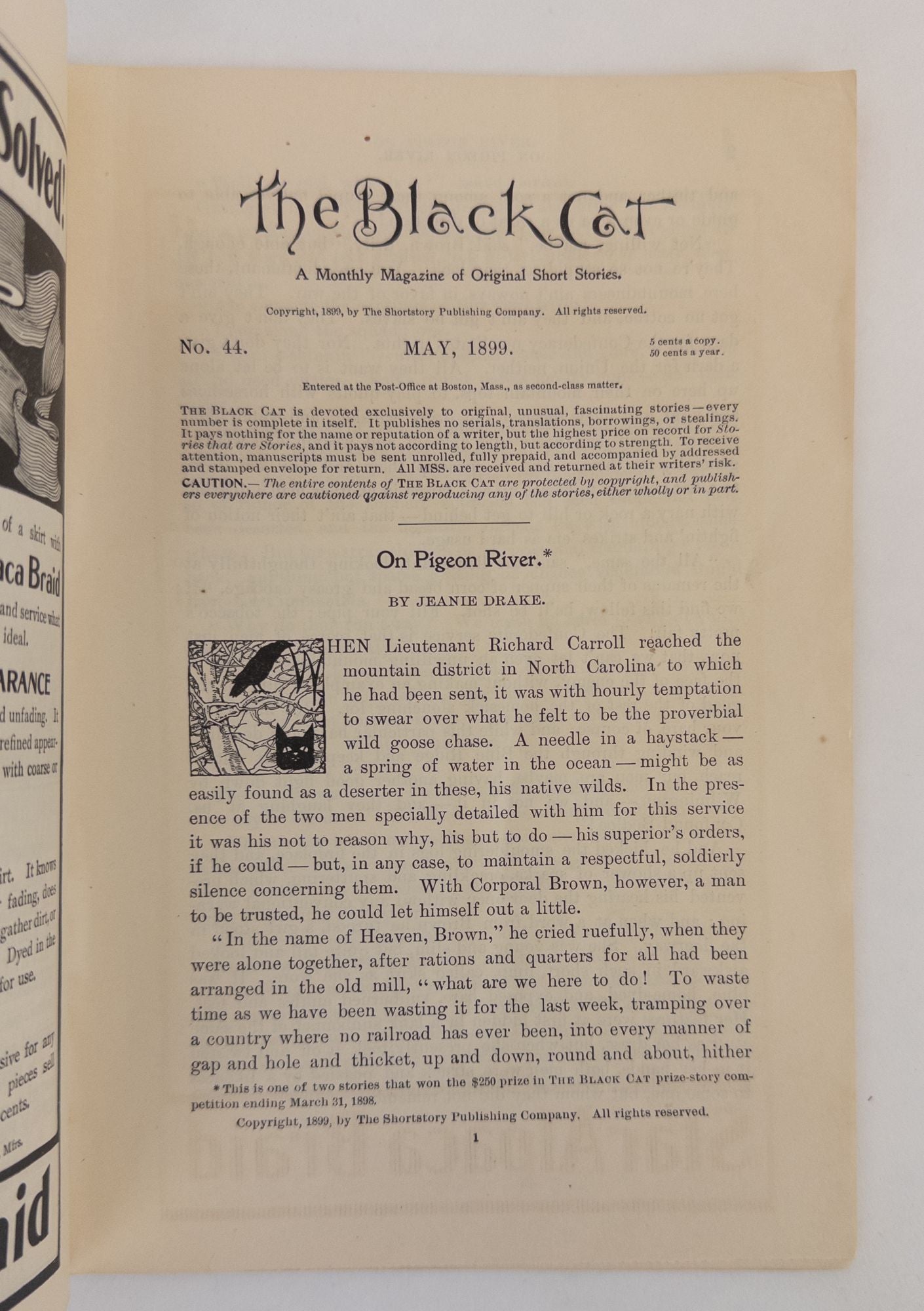 Product Image for A THOUSAND DEATHS - IN THE BLACK CAT, MAY 1899