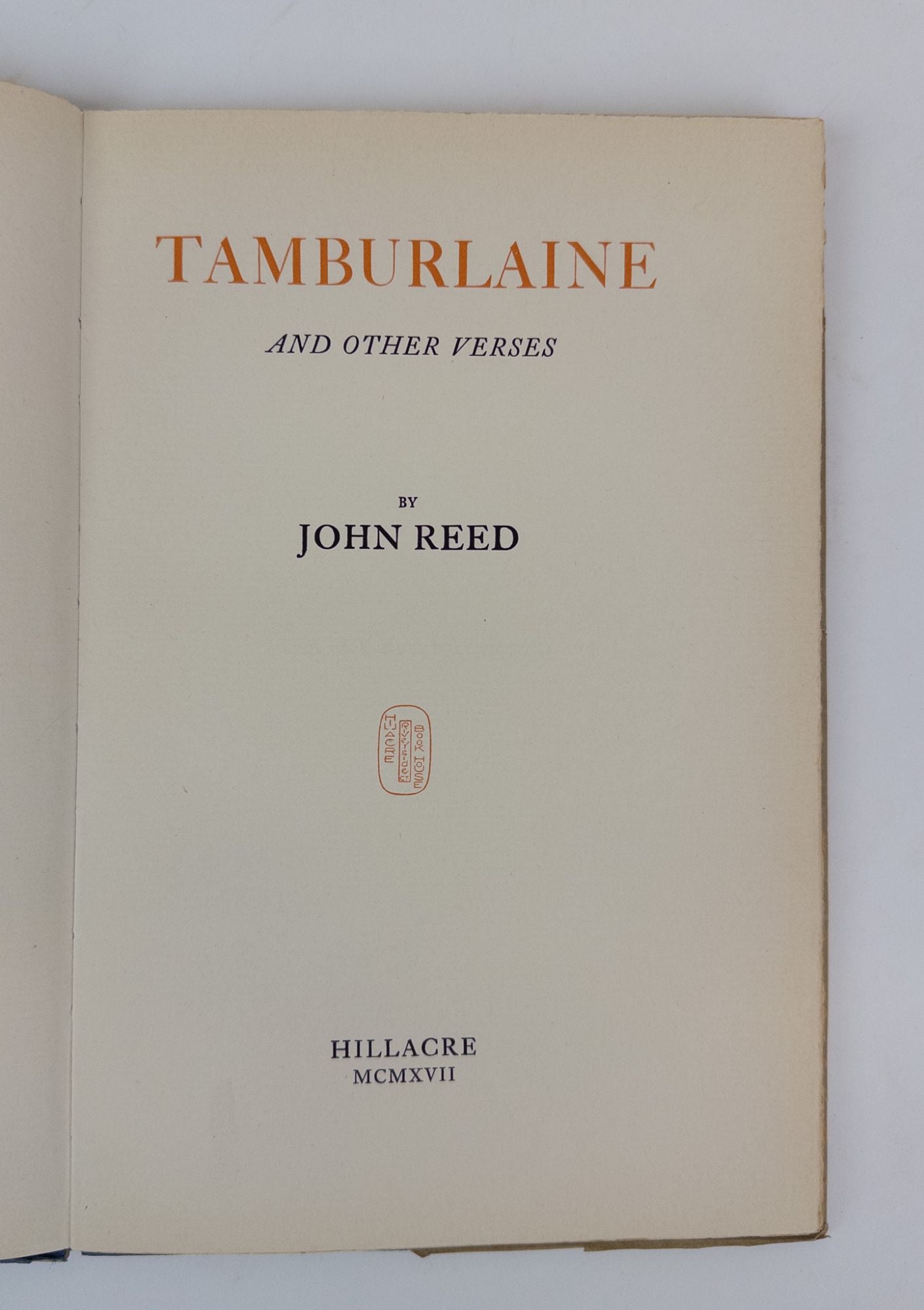 Product Image for TAMBURLAINE AND OTHER VERSES
