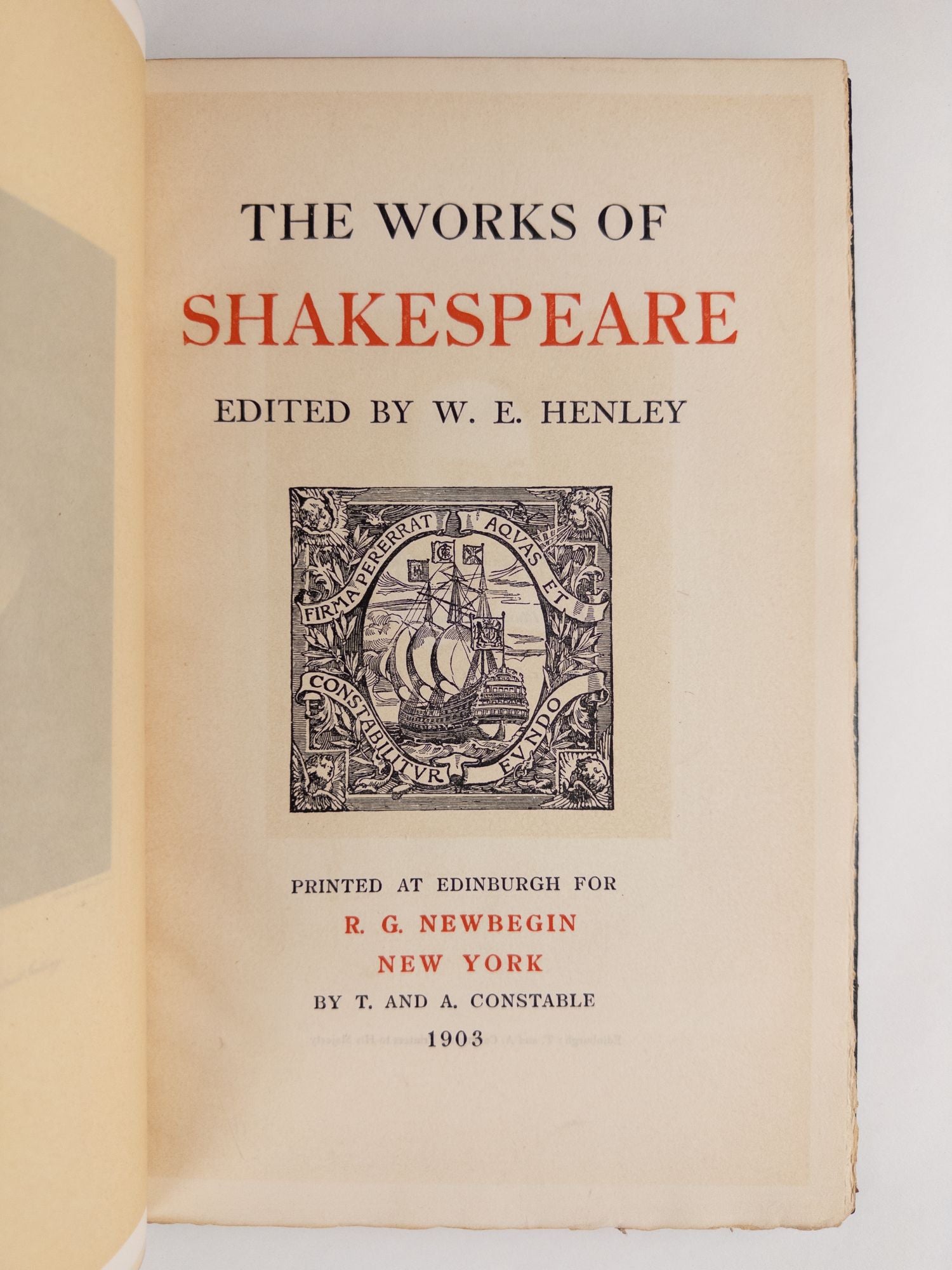 Product Image for THE WORKS OF SHAKESPEARE [Twenty Volumes]