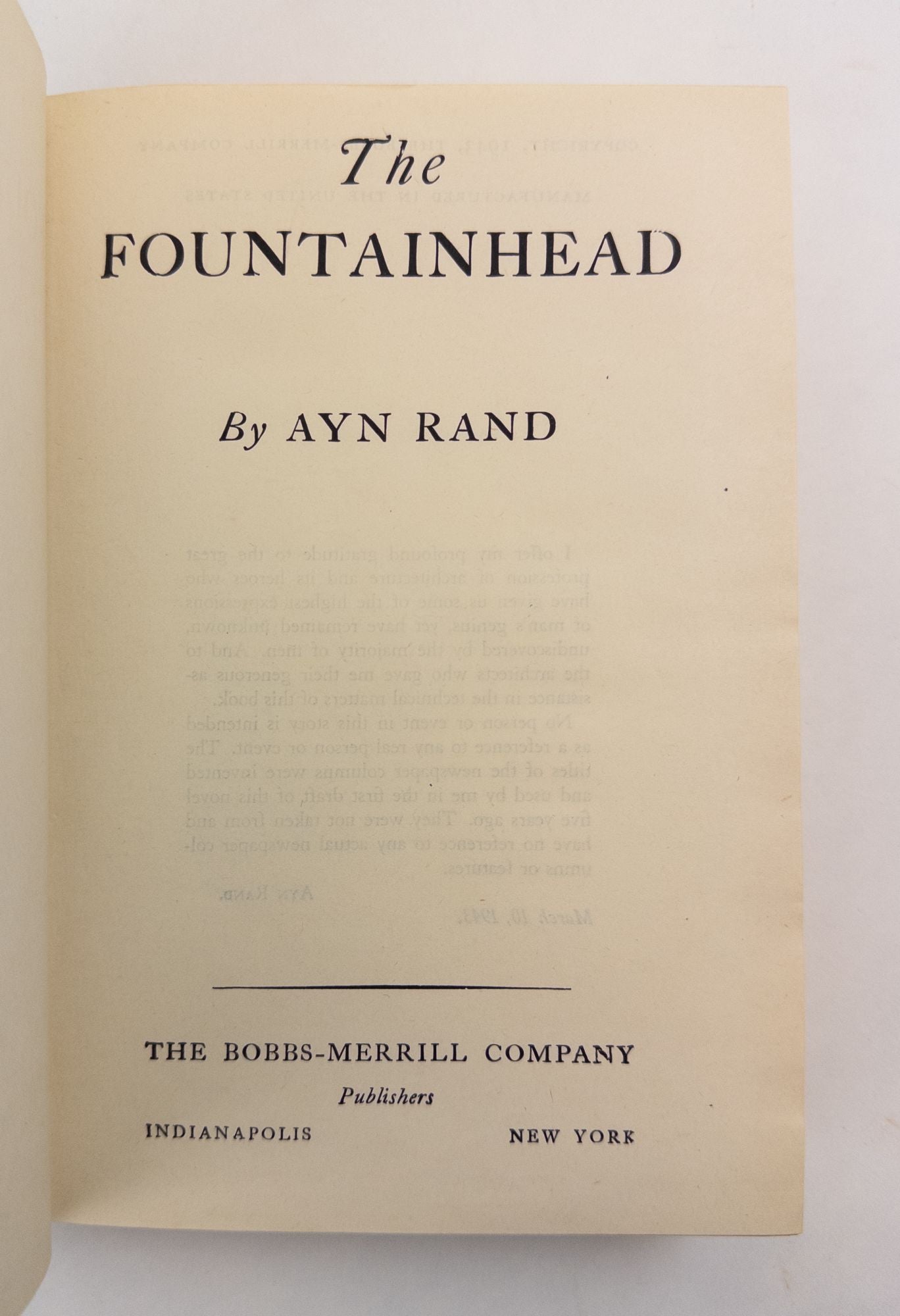 Product Image for THE FOUNTAINHEAD