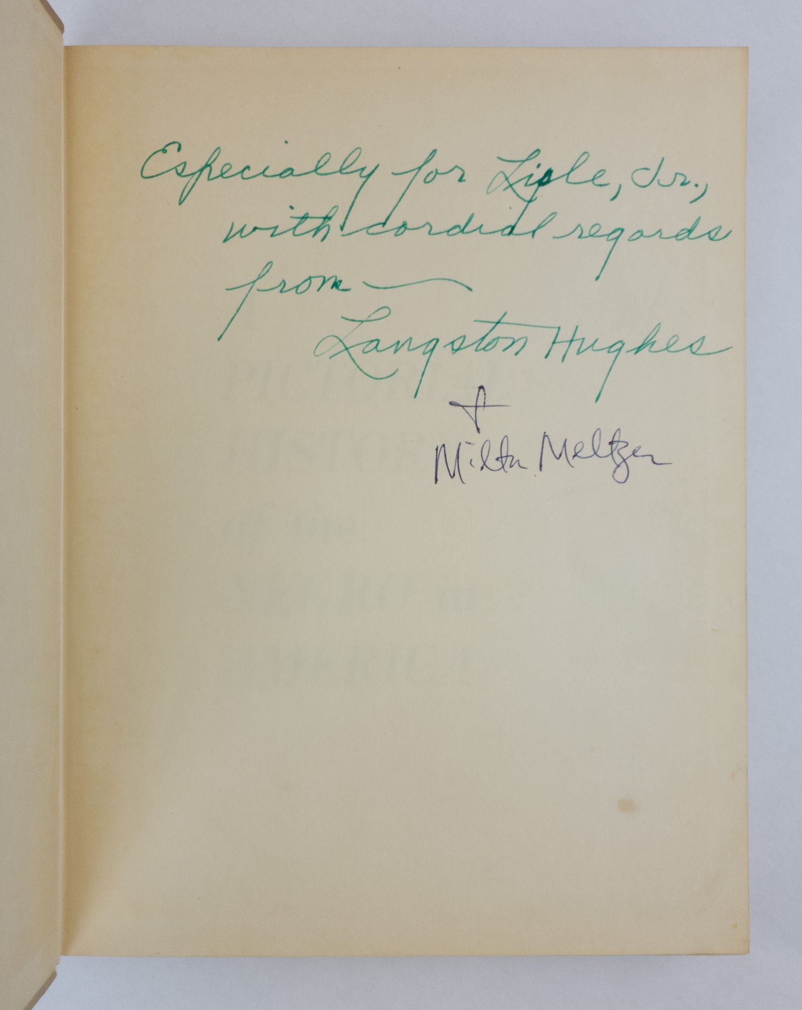 Product Image for A PICTORIAL HISTORY OF THE NEGRO IN AMERICA [Inscribed to Lisle Carter]