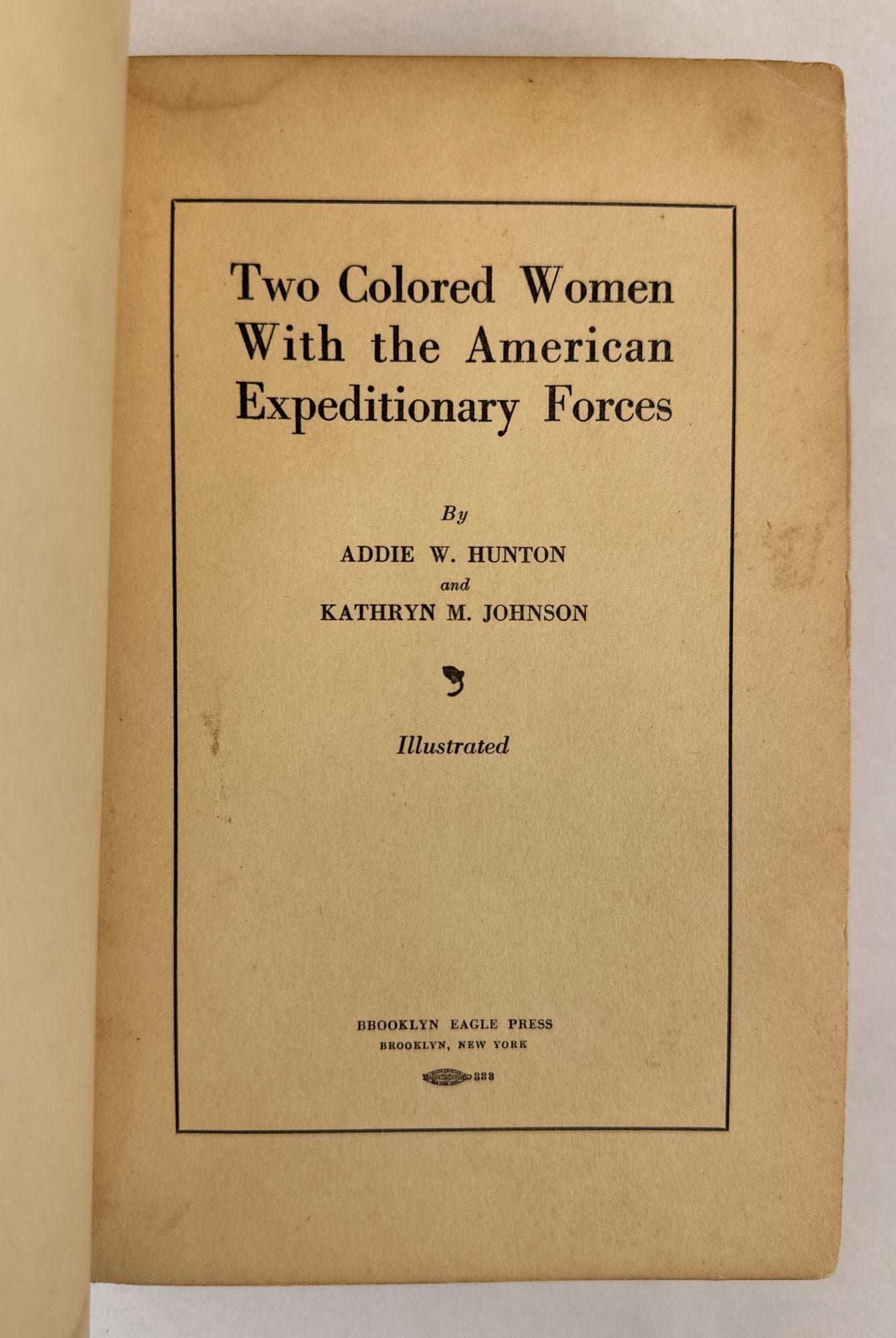 Product Image for TWO COLORED WOMEN WITH THE AMERICAN EXPEDITIONARY FORCES