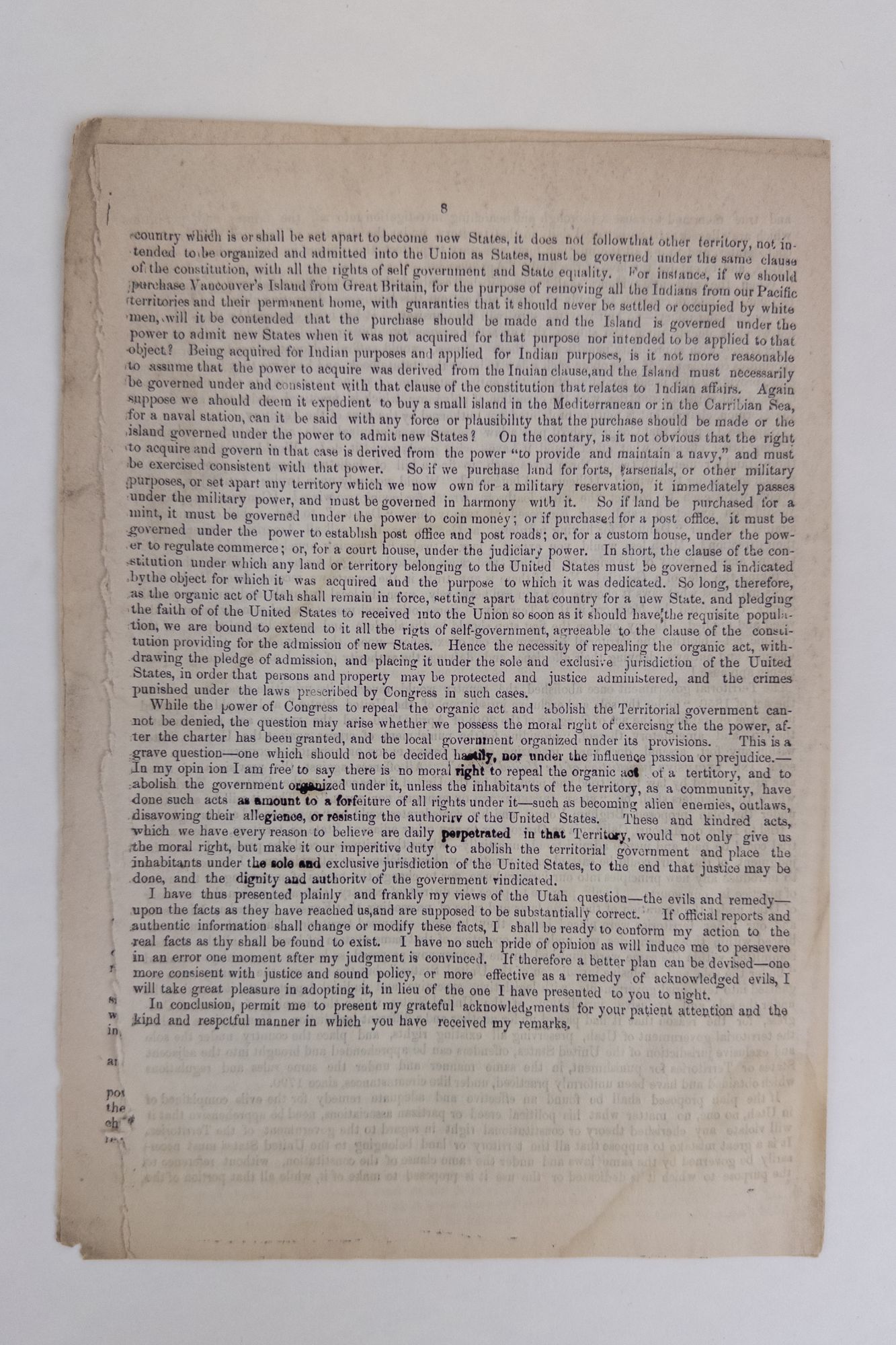 Product Image for KANSAS, UTAH, AND THE DRED SCOTT DECISION. REMARKS OF HON. STEPHEN A. DOUGLASS, DELIVERED IN THE STATE HOUSE AT SPRINGFIELD, ILLINOIS, ON THE 12TH OF JUNE, 1857