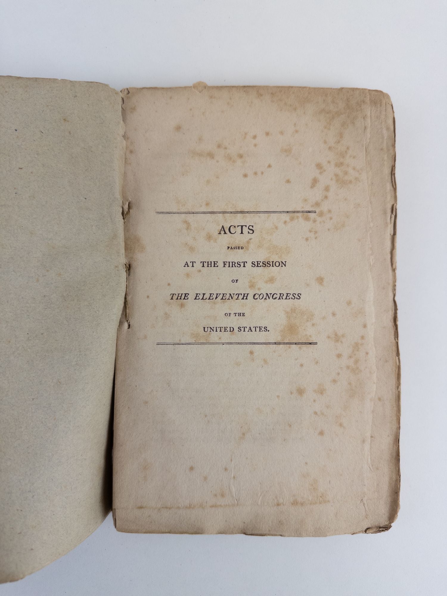 Product Image for Acts Passed By Congress [Early Editions from Eleven Congresses, in Eighteen Books]