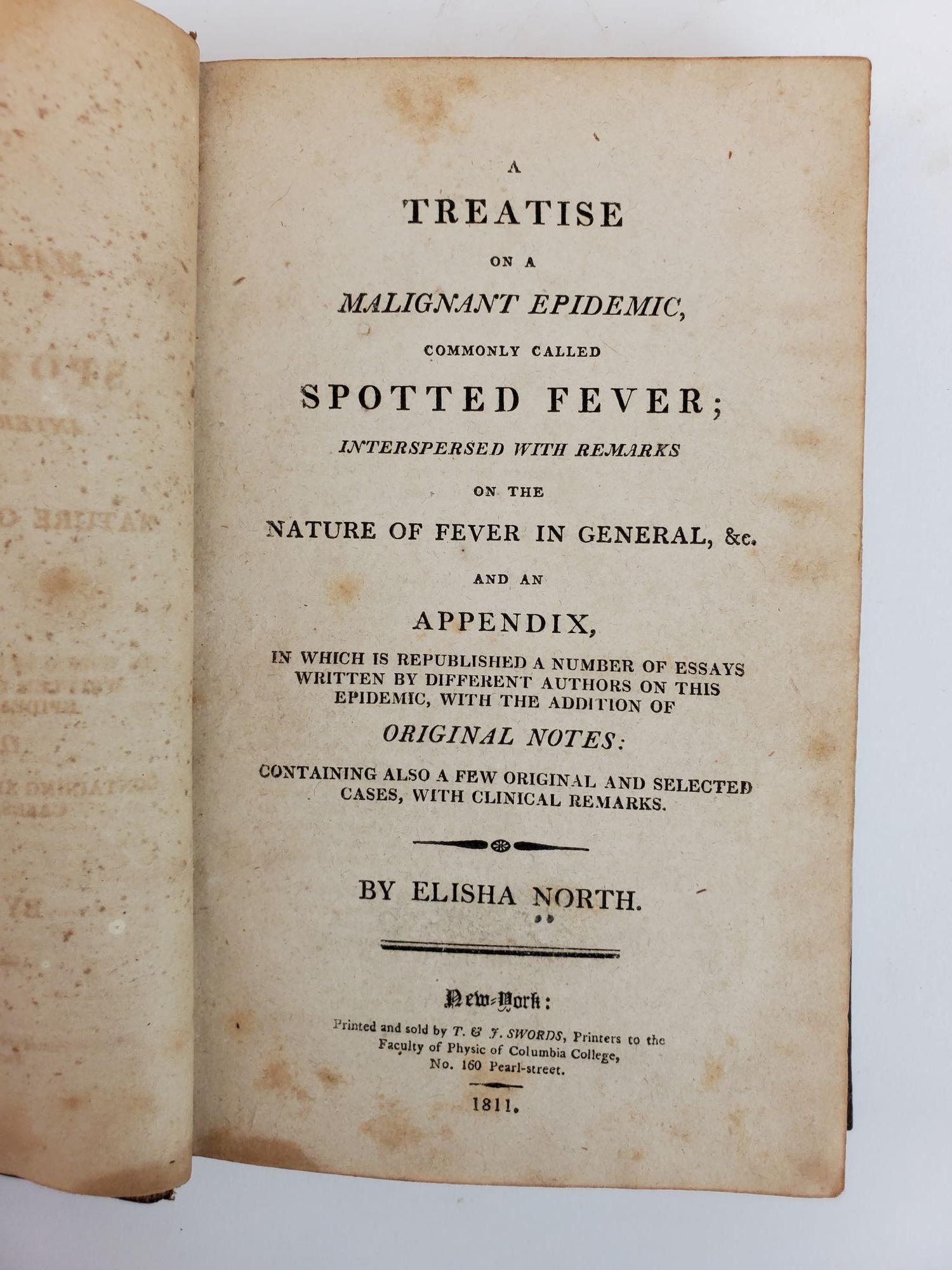 Product Image for A TREATISE ON A MALIGNANT EPIDEMIC, COMMONLY CALLED SPOTTED FEVER; INTERSPERSED WITH REMARKS ON THE NATURE OF FEVER IN GENERAL, &C. AND AN APPENDIX, IN WHICH IS REPUBLISHED A NUMBER OF ESSAYS WRITTEN BY DIFFERENT AUTHORS ON THIS EPIDEMIC, WITH THE ADDITIO