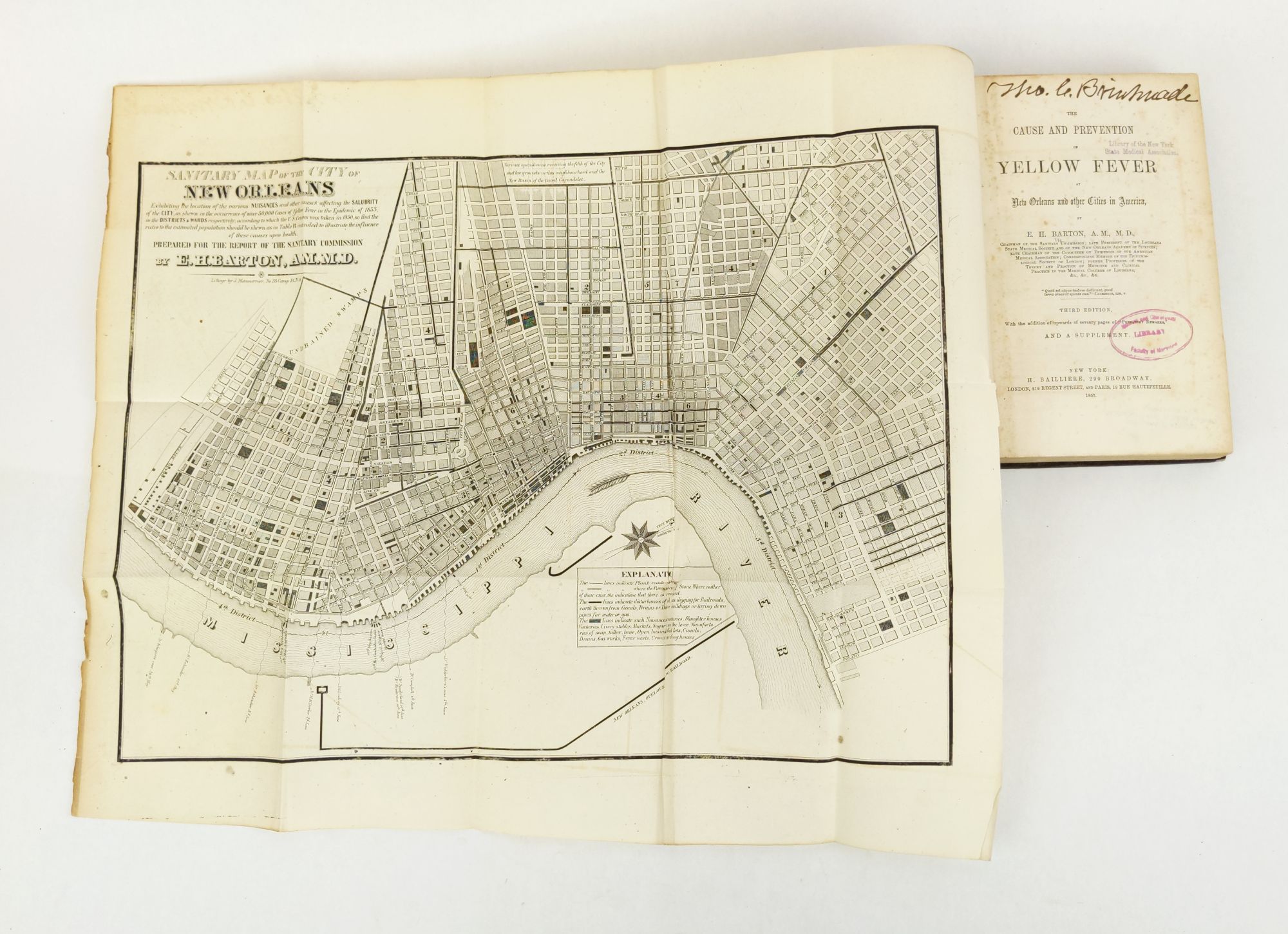 Product Image for THE CAUSE AND PREVENTION OF YELLOW FEVER AT NEW ORLEANS AND OTHER CITIES IN AMERICA [Inscribed]