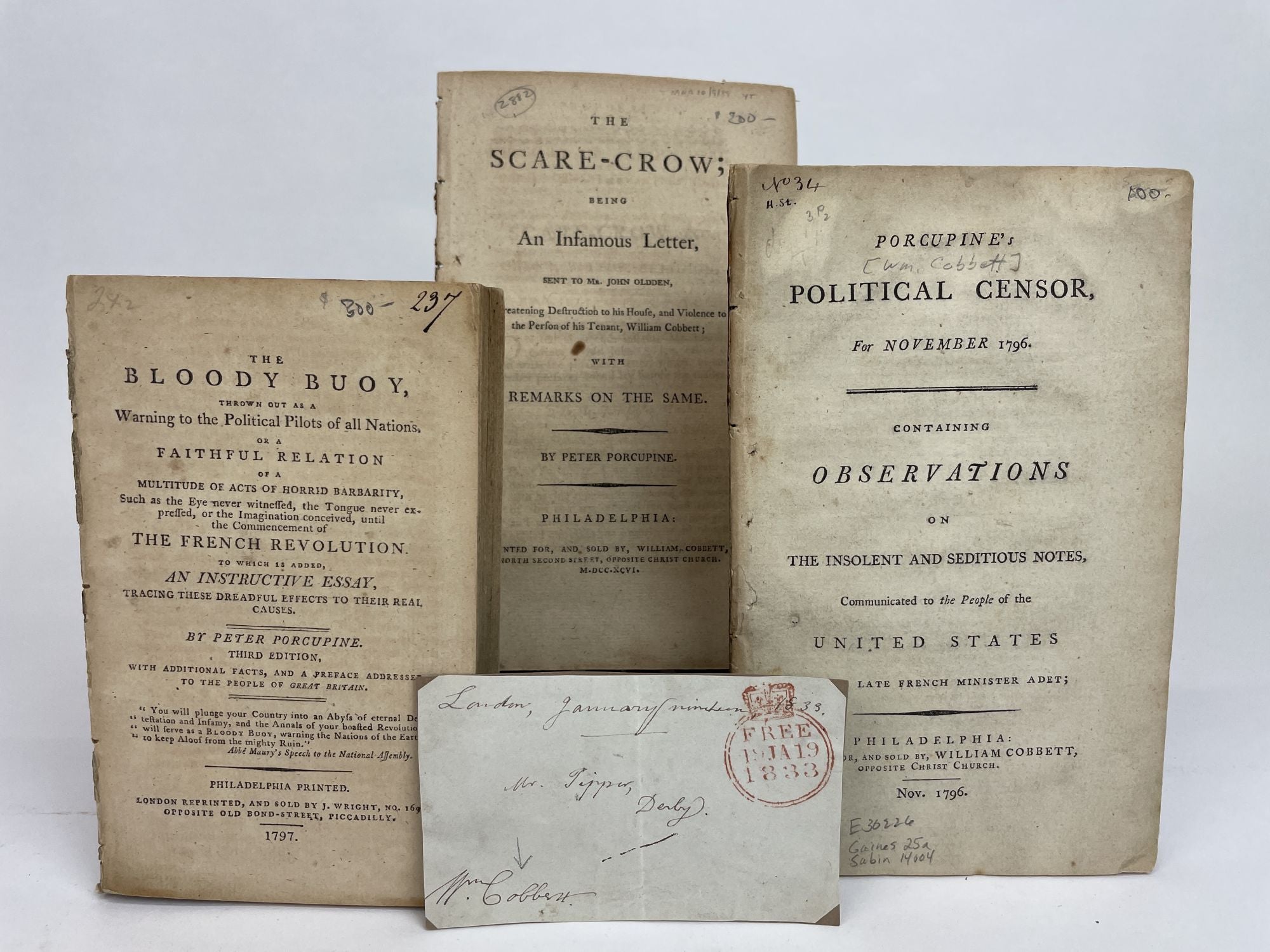 Product Image for WILLIAM COBBETT: ANS AND PAMPHLET COLLECTION