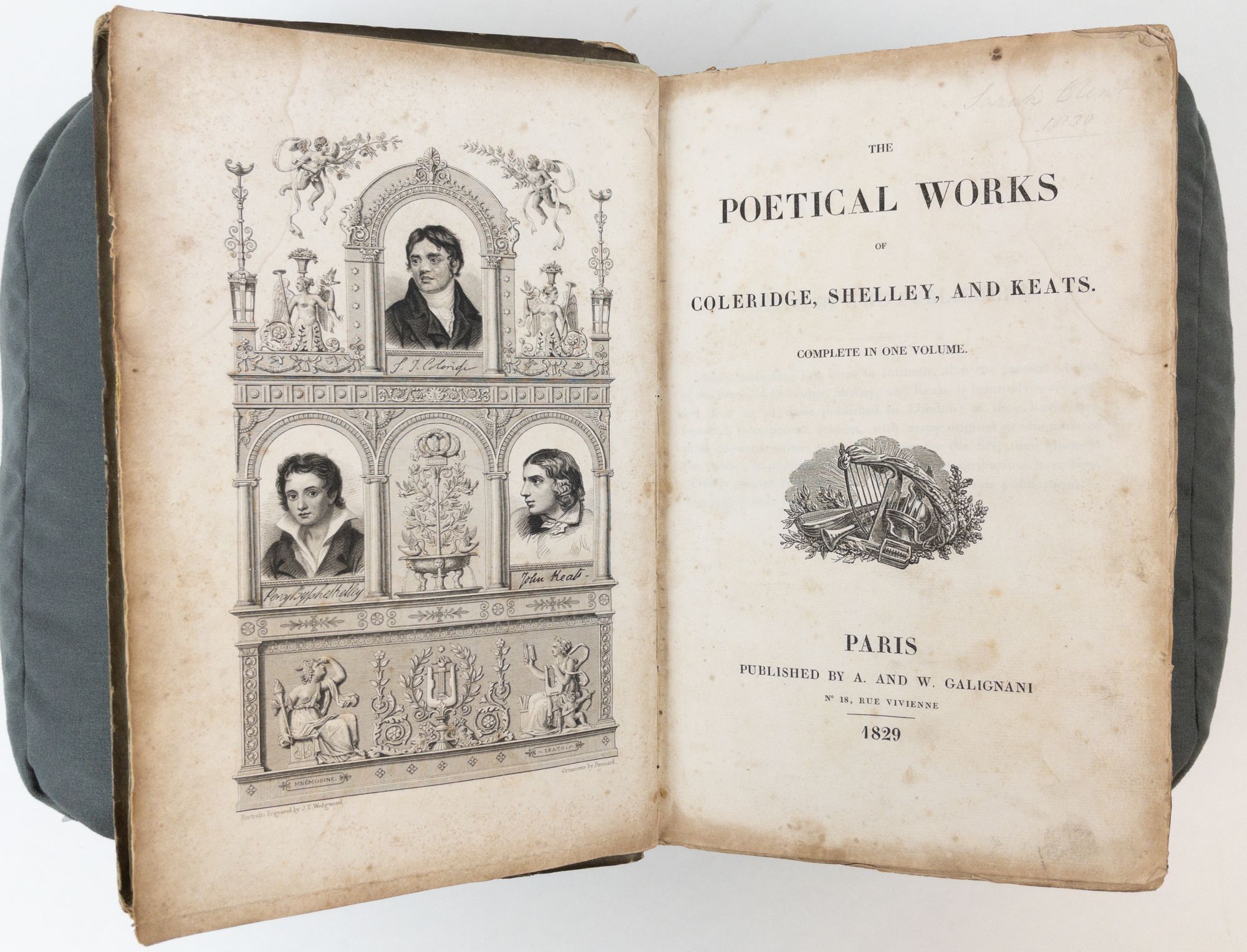 Product Image for THE POETICAL WORKS OF COLERIDGE, SHELLEY, AND KEATS. COMPLETE IN ONE VOLUME