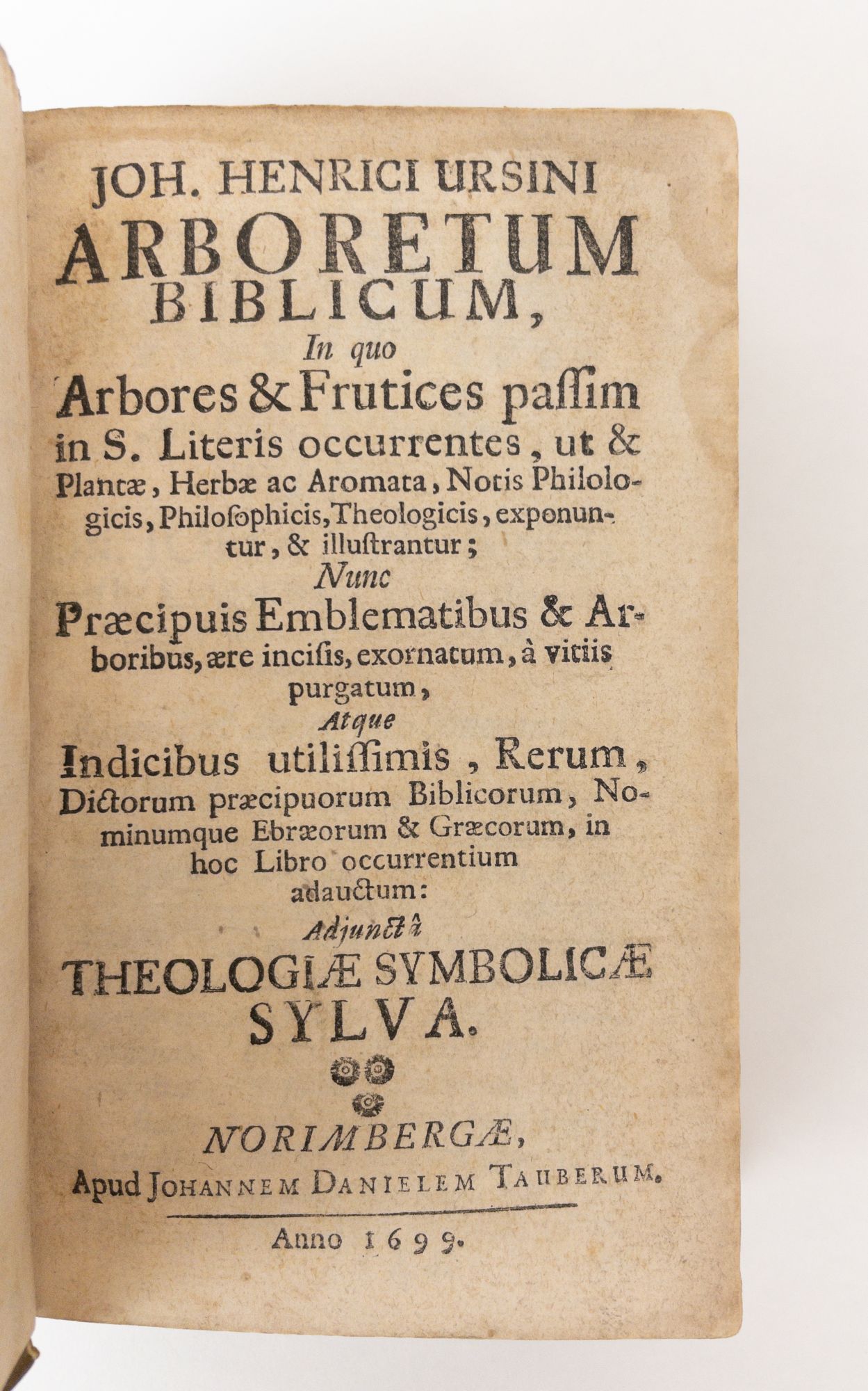 Product Image for ARBORETUM BIBLICUM, IN QUO ARBORES & FRUCTICES PASSIM IN S. LITERIS OCCURRENTES [Part One of Three]