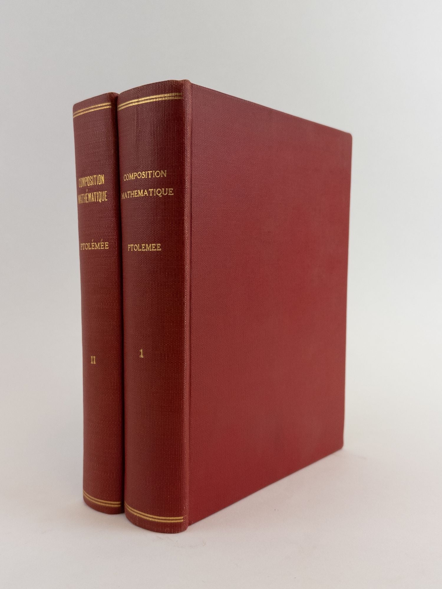 Product Image for COMPOSITION MATHÉMATIQUE DE CLAUDE PTOLÉMÉE [Two Volumes]