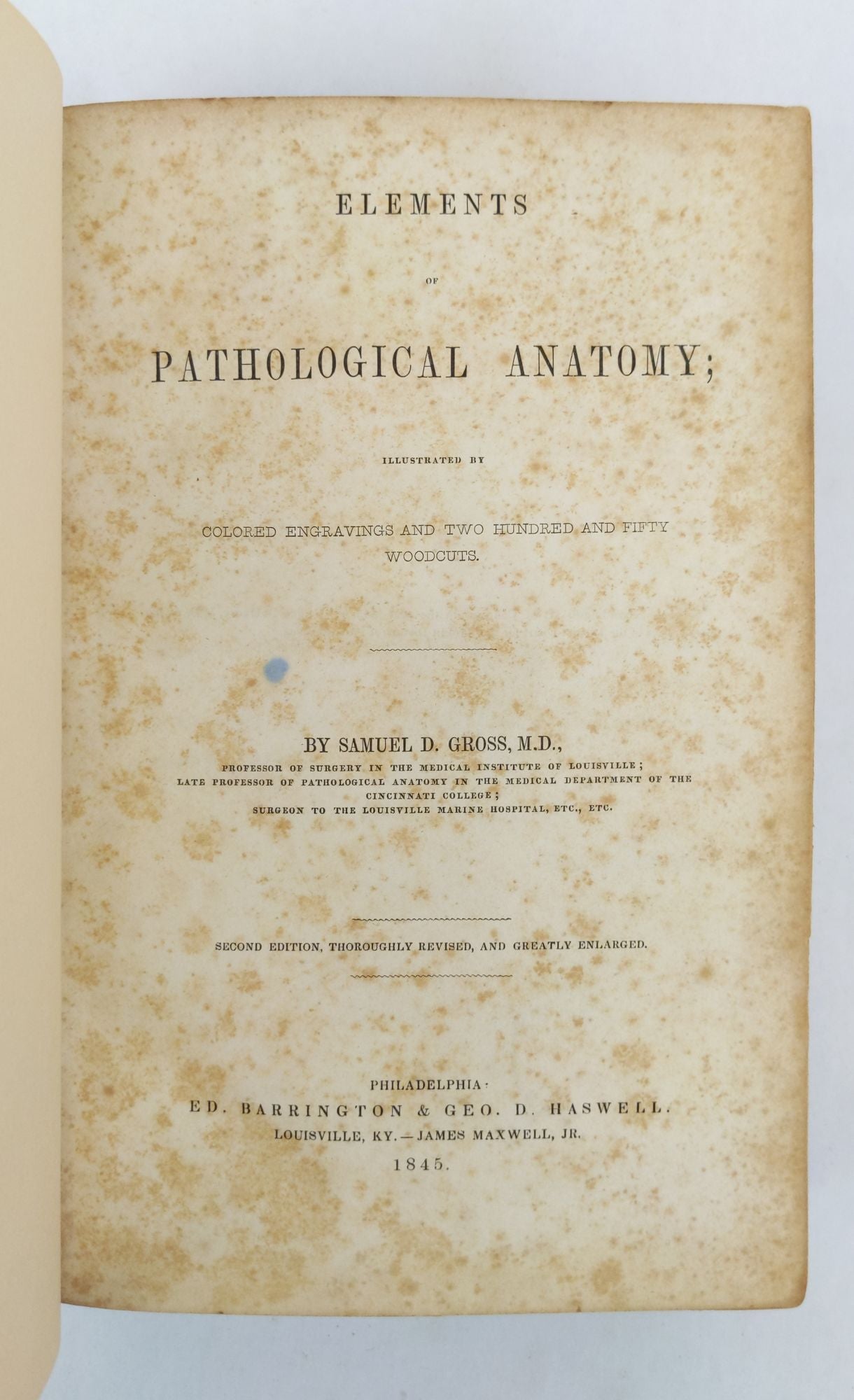 Product Image for ELEMENTS OF PATHOLOGICAL ANATOMY; ILLUSTRATED BY COLORED ENGRAVINGS AND TWO HUNDRED FIFTY WOODCUTS
