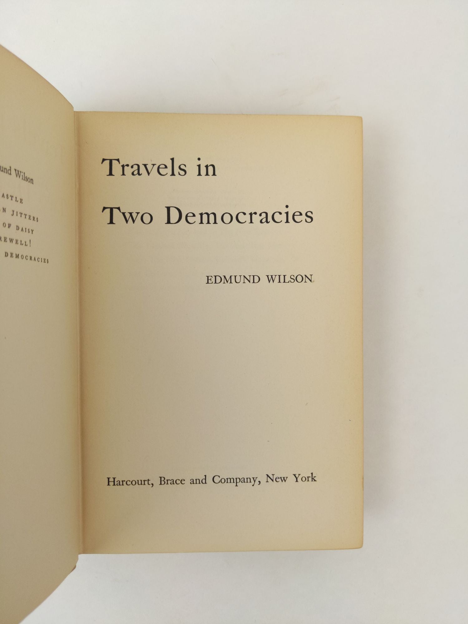 Product Image for TRAVELS IN TWO DEMOCRACIES [SIGNED]
