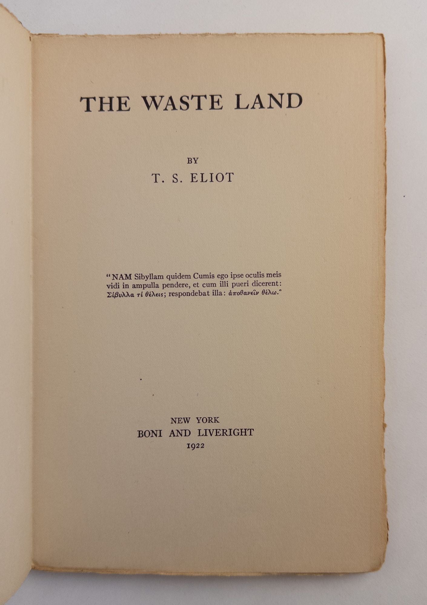 Product Image for THE WASTE LAND