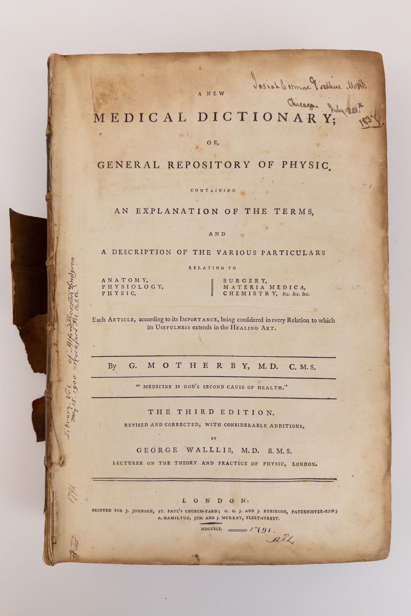 Product Image for A NEW MEDICAL DICTIONARY; OR, GENERAL REPOSITORY OF PHYSIC