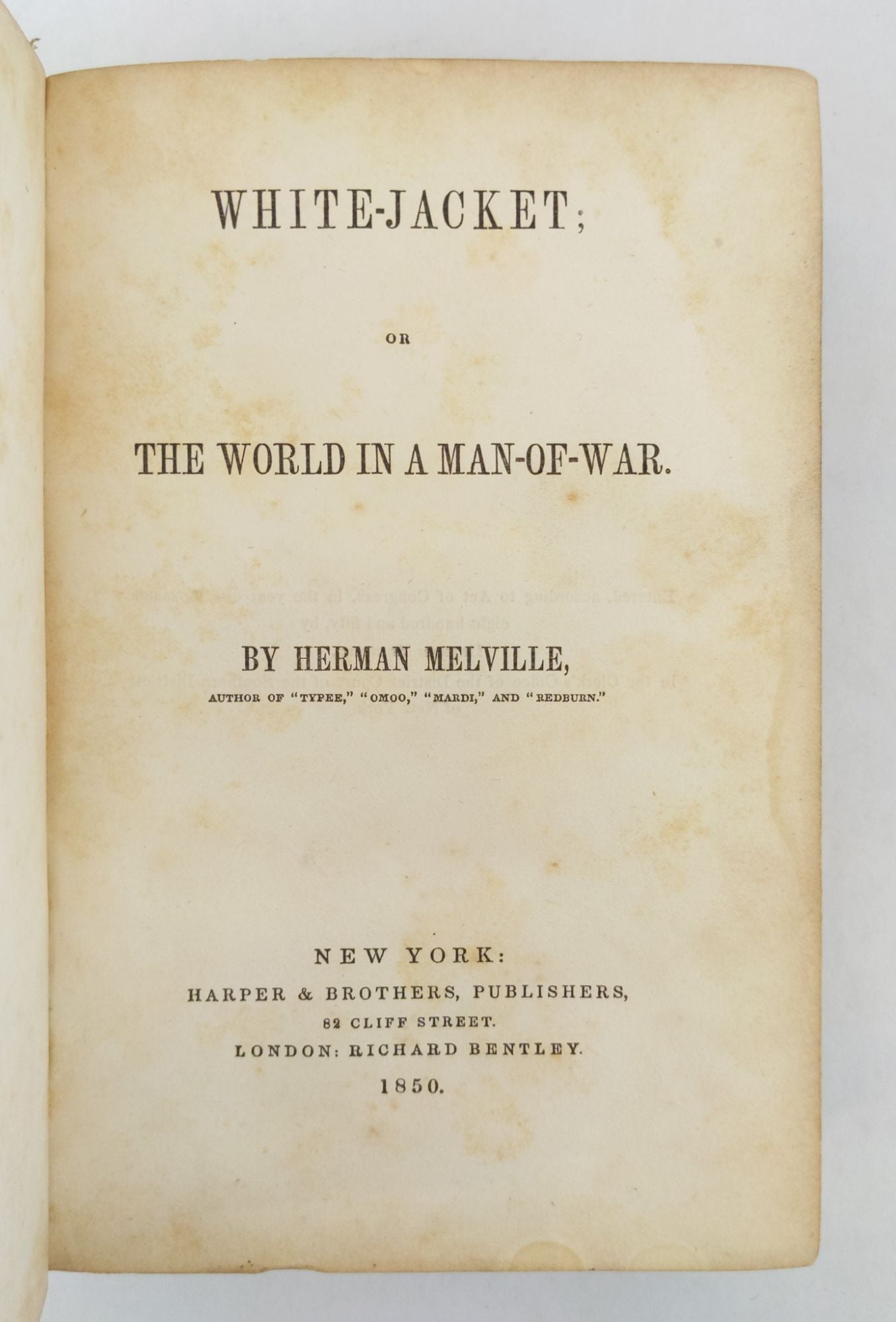 Product Image for WHITE-JACKET; OR THE WORLD IN A MAN-OF-WAR