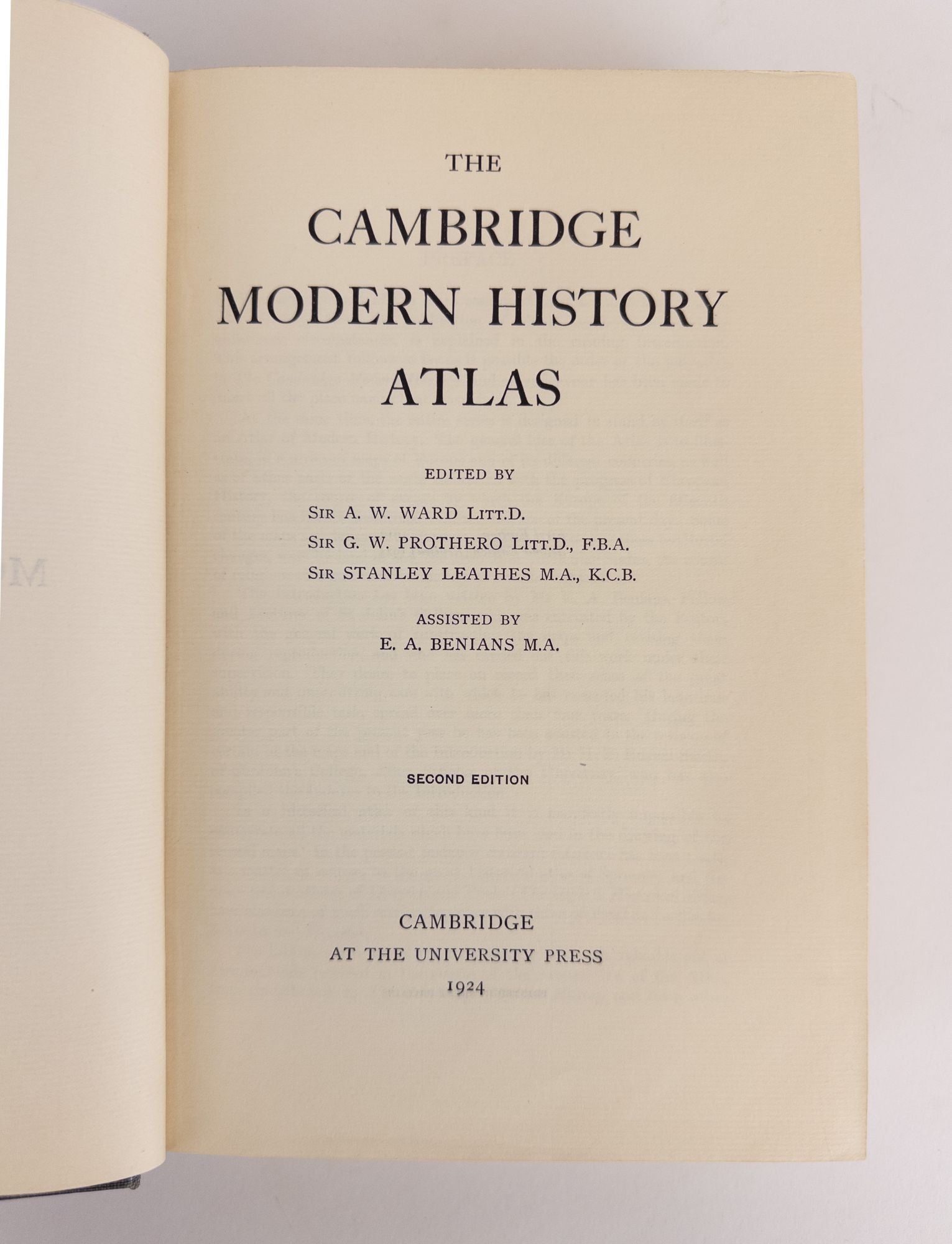 Product Image for THE CAMBRIDGE MODERN HISTORY ATLAS