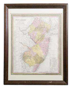 Product Image for NEW JERSEY REDUCED FROM T. GORDON'S MAP BY H. S. TANNER