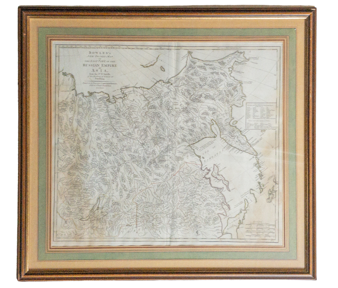 Product Image for NEW POCKET MAP OF THE EAST PART OF THE RUSSIAN EMPIRE IN ASIA FROM THE SR. D'ANVILLE OF THE ACADEMY OF SCIENCES IN AT PETERSBURG