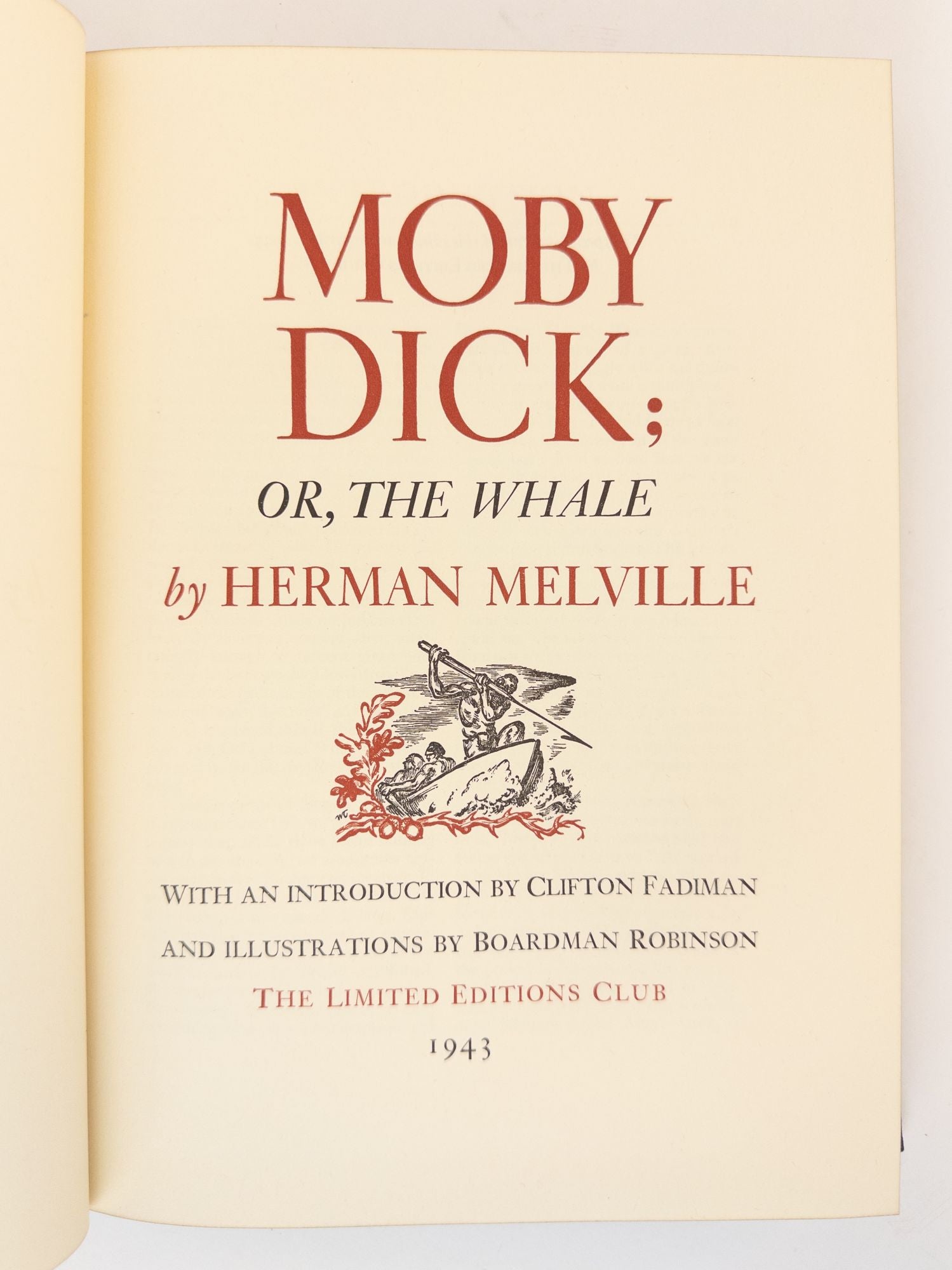 Product Image for MOBY DICK [Signed] [Two Volumes]