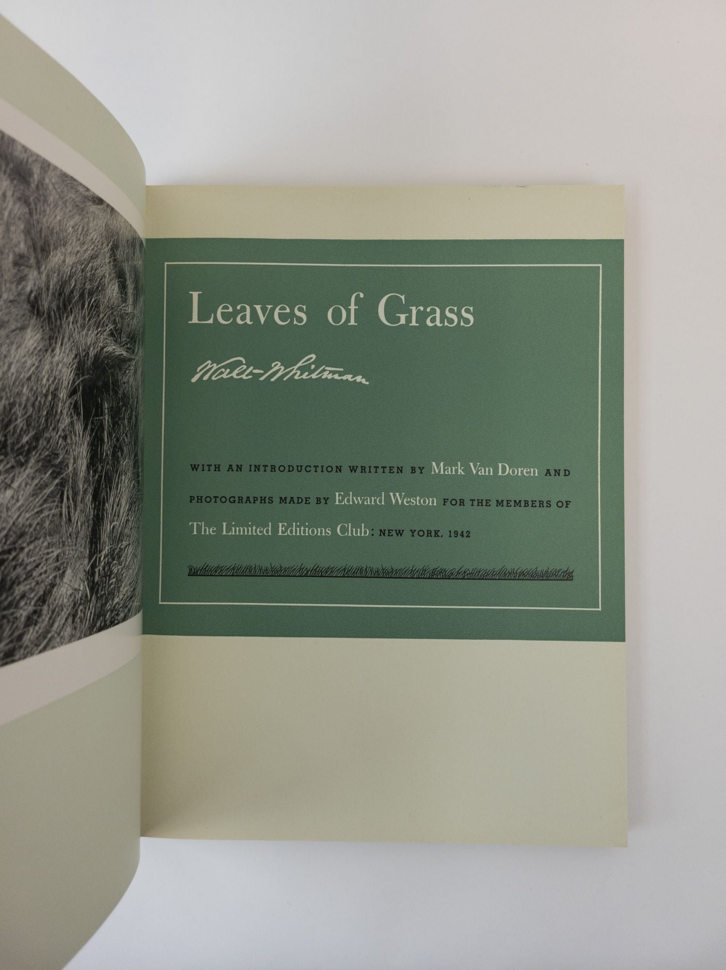 Product Image for LEAVES OF GRASS [Two Volumes] [Signed]