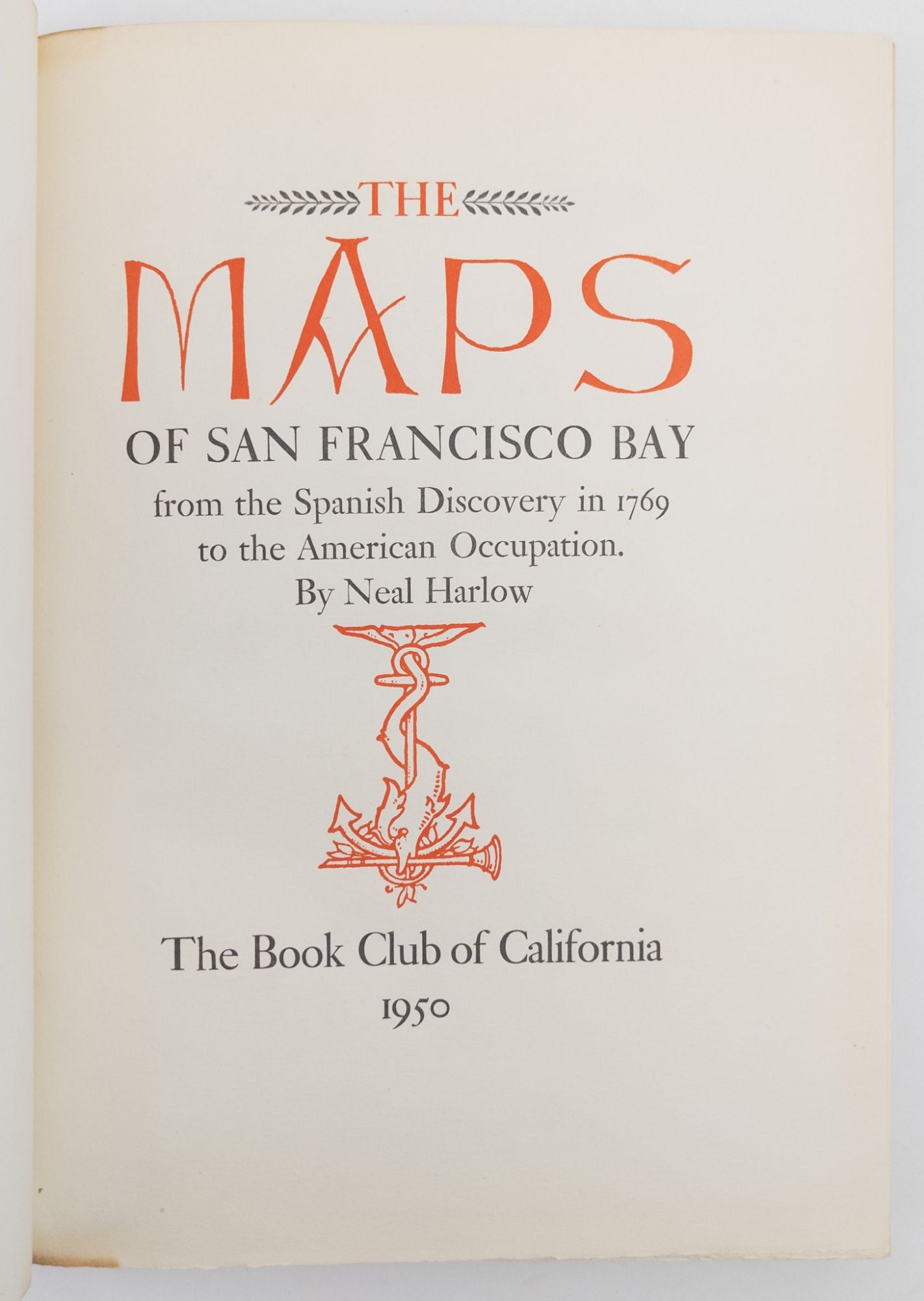 Product Image for MAPS OF SAN FRANCISCO BAY FROM THE SPANISH DISCOVERY